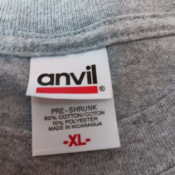 NASCAR DAY 2010 Mens XL T Shirt Gray Stock Car Auto Racing Anvil Cotton Blend - Picture 5 of 8